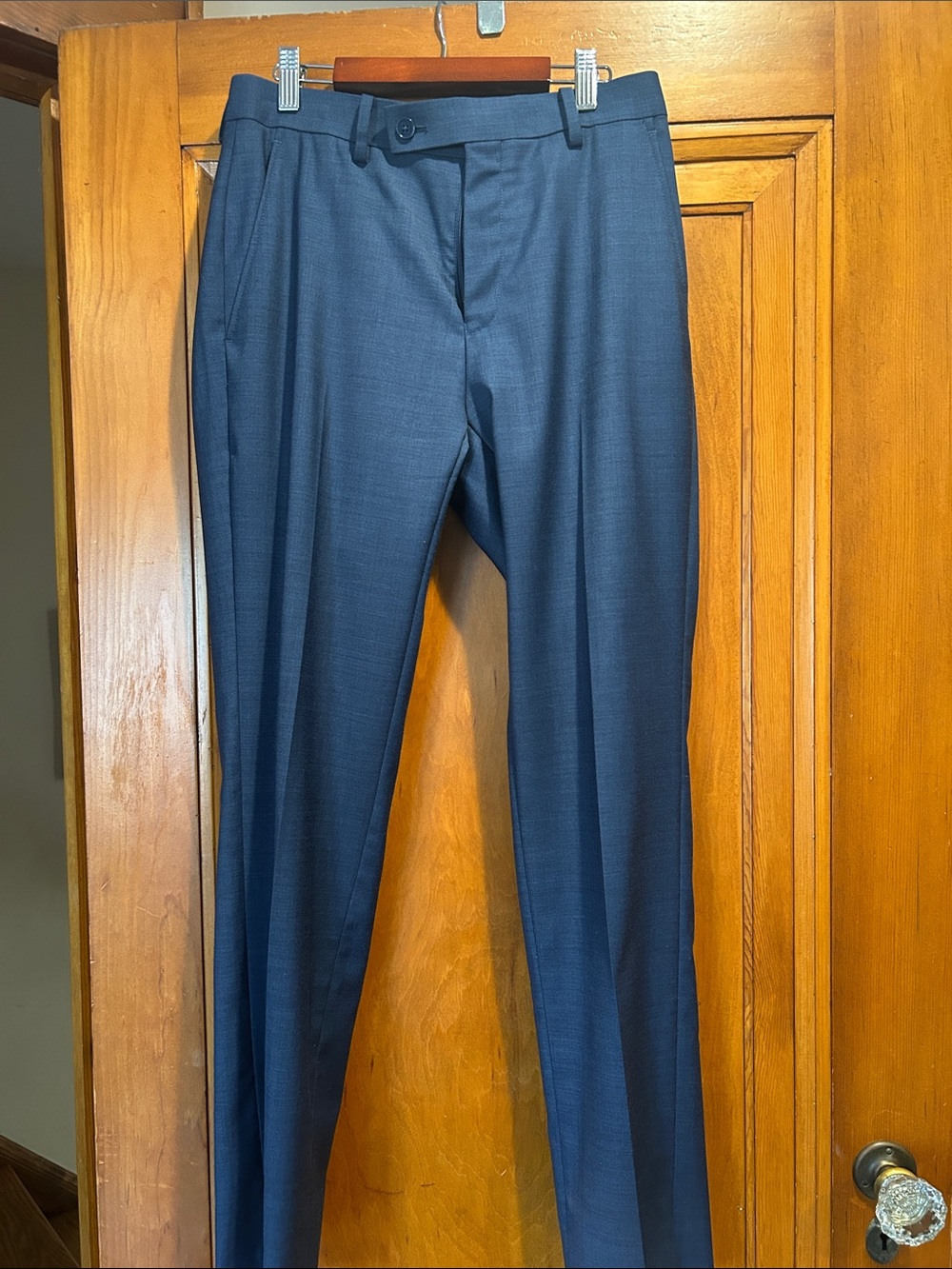 Calvin Klein Men's Dress Pants in Dark Blue
